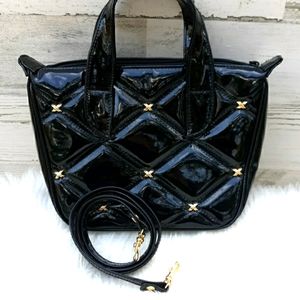 VINTAGE OBJECTIVES PATENT BAG